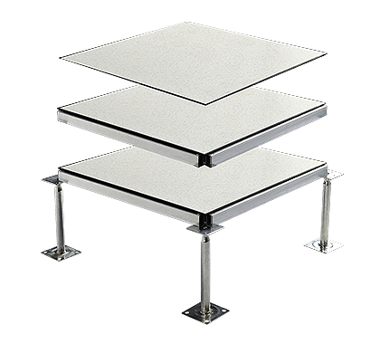 全鋼防靜電有邊地板(HPL面)