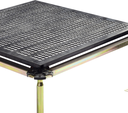 全鋼通風(fēng)防靜電地板(HPL面)