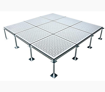 全鋼通風防靜電地板(PVC面)